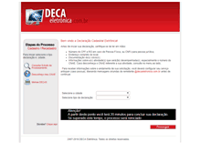 Tablet Screenshot of decaeletronica.com.br